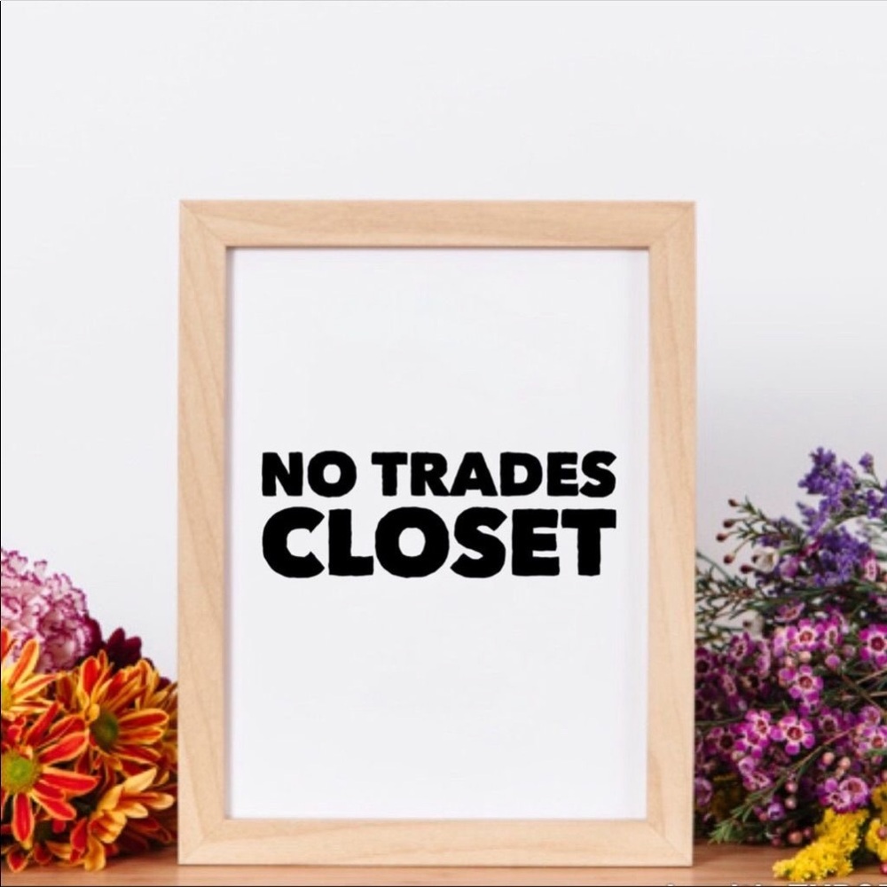 ✨No Trade Closet✨